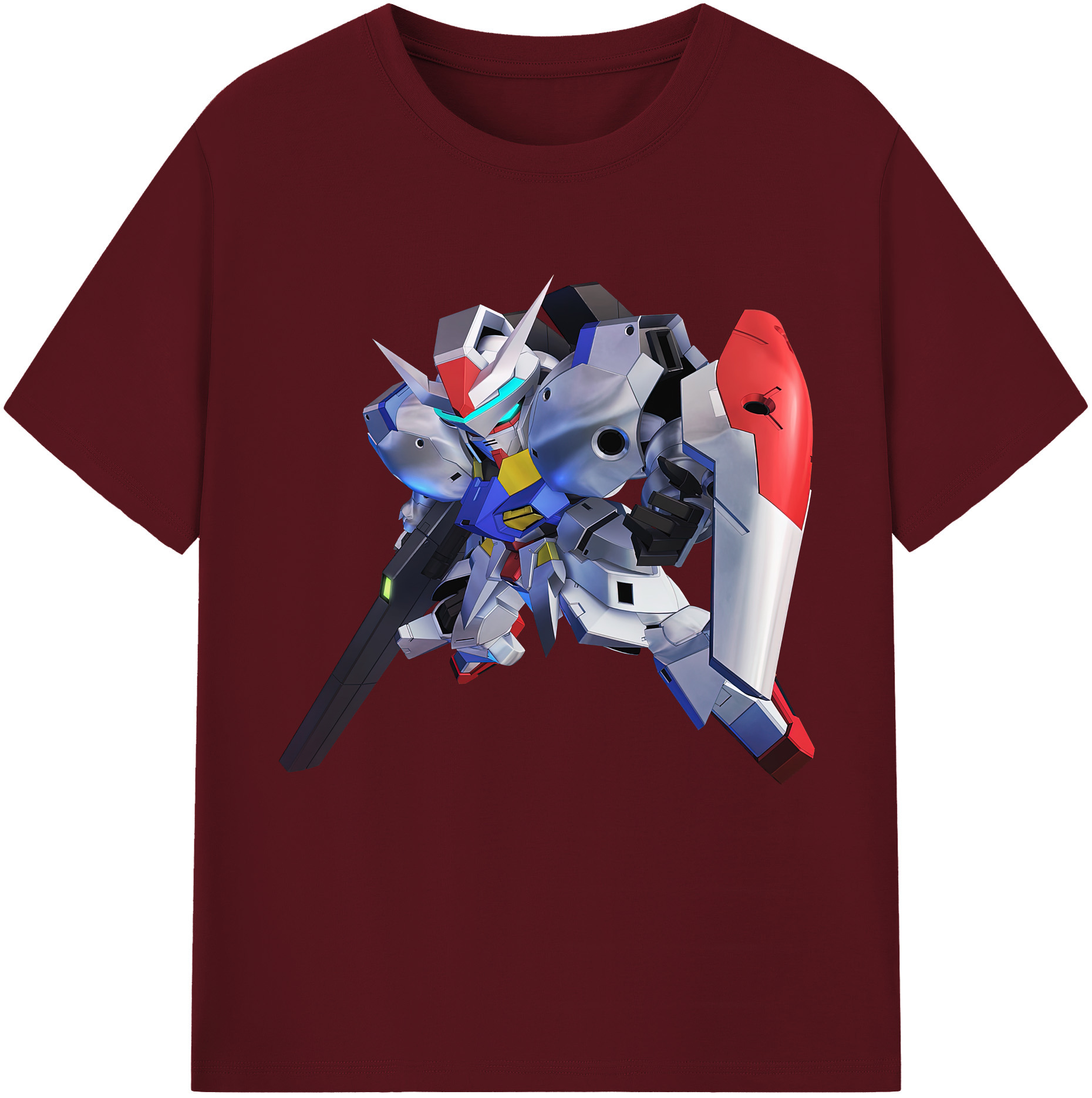 （画像用） 機動戦士ガンダム Mobile Suit Gundam 綿100％半袖Tシャツ（フロントプリント）